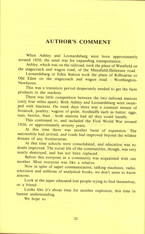 Our Frontier 1800-1860 and the Birth of Our Town of Ashley 1849 (p. 33)