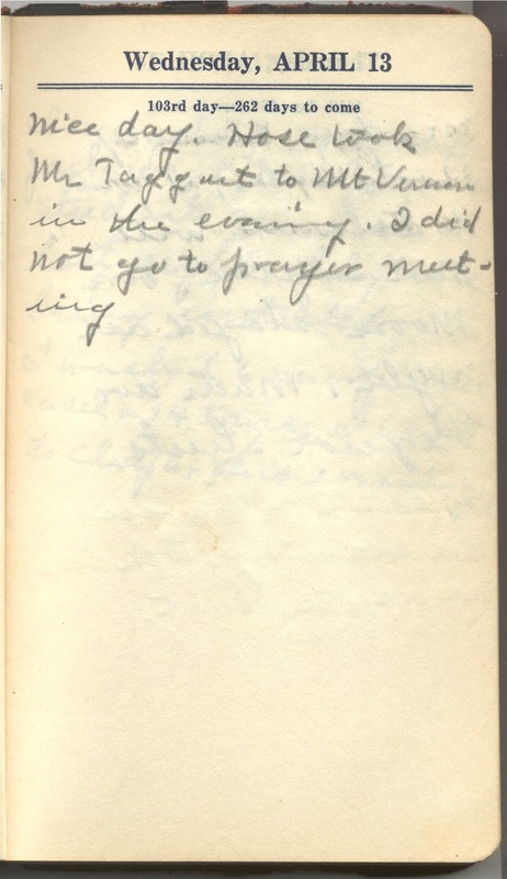 Roberta Hopkins' Diary 1927 (p. 109)