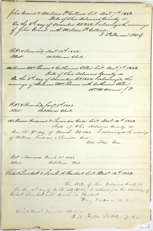 Marriage Records Vol.1 1835-1845 (p. 367)