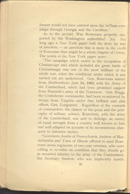 Major-General William Stark Rosecrans (p. 42)