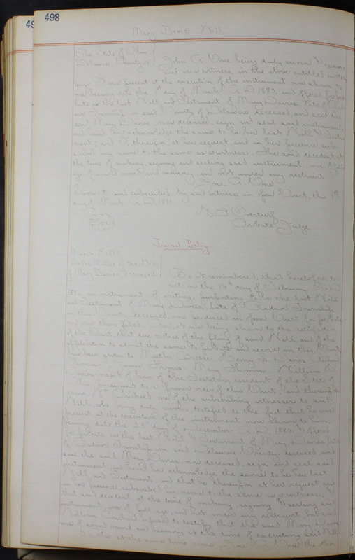 Delaware County Ohio Will Records Vol. 8 1887-1890 (p. 564)