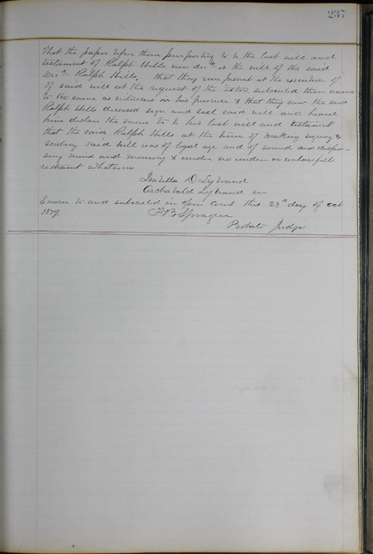 Delaware County Ohio Will Records Vol. 6 1876-1883 (p. 294)