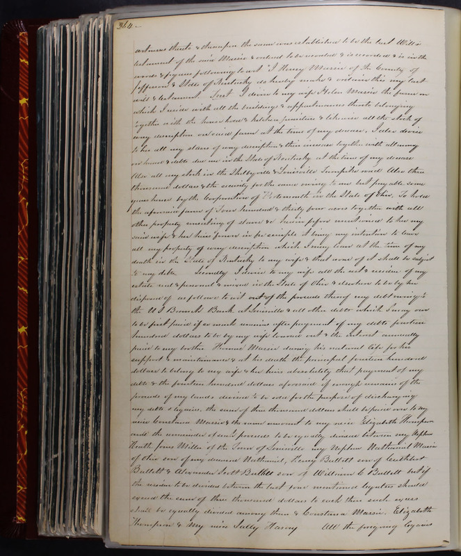 Delaware County Ohio Will Records Vol. 2 1835-1850 (p. 309)