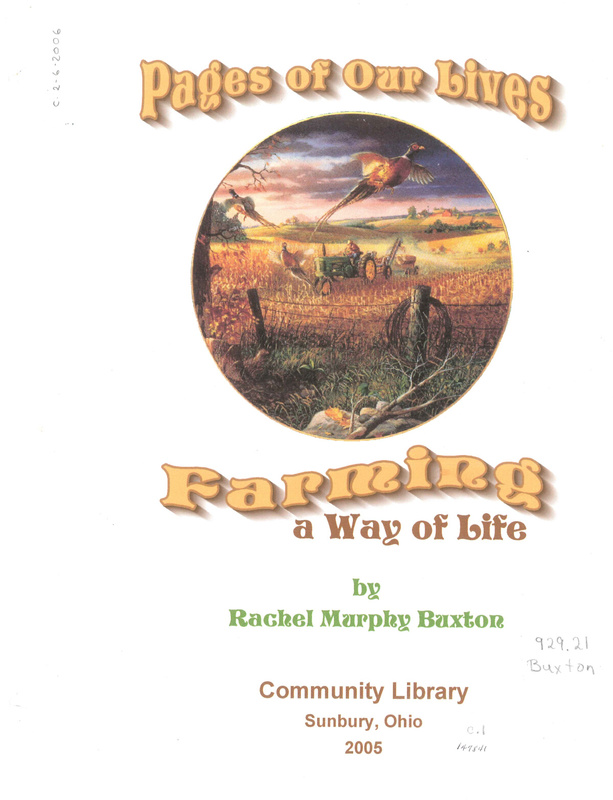 Pages of Our Lives... Farming: a Way of Life (p. 1)