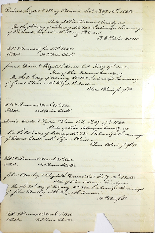 Marriage Records Vol.1 1835-1845 (p. 322)