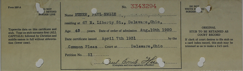 Naturalization Records Delaware County OH (p. 1034)