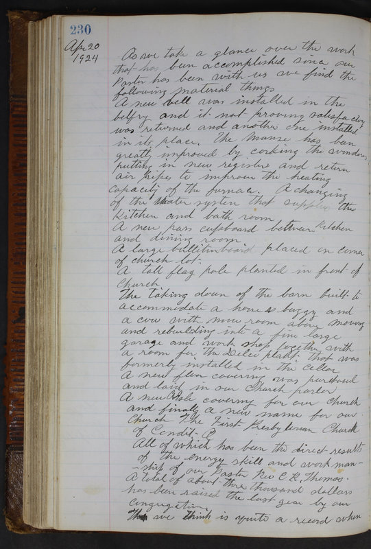 Sessional Records of the 1st Presbyterian Church of Trenton Delaware County Ohio 1873-1937 (p. 218)