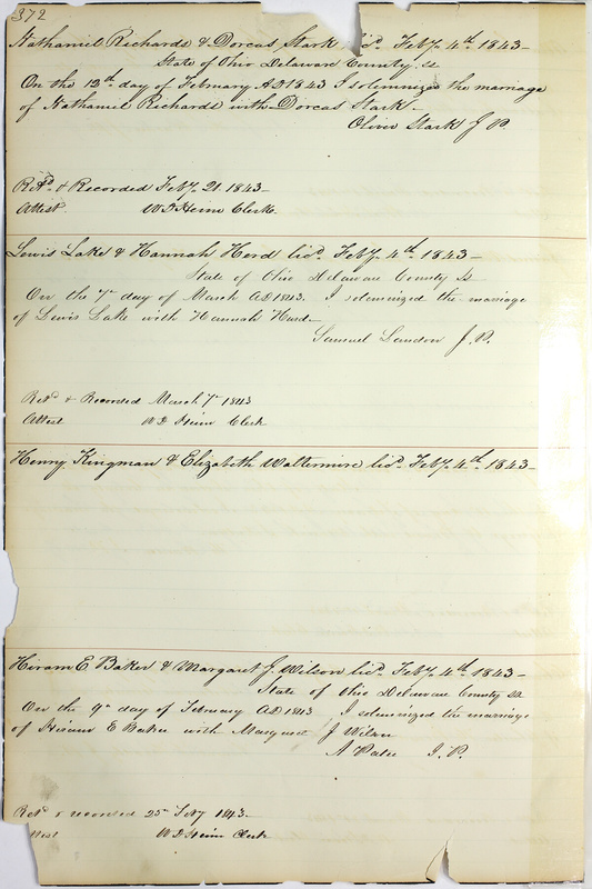 Marriage Records Vol.1 1835-1845 (p. 376)