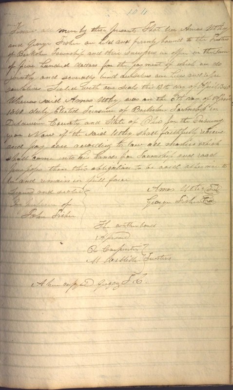 Record Book of Berkshire Township No. 2 1807-1843 (p. 117)