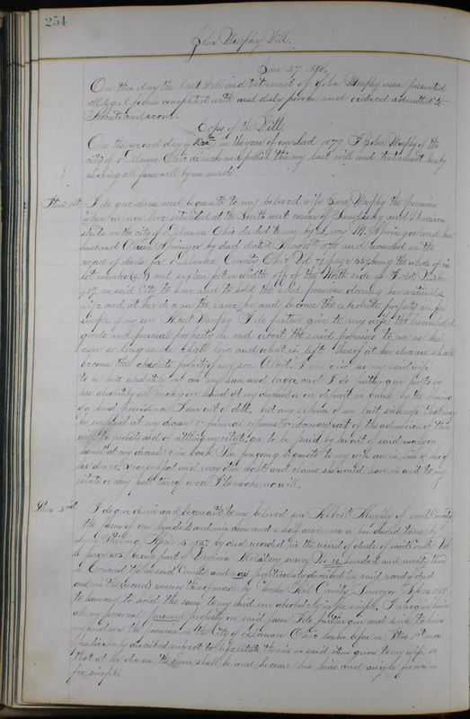 Delaware County Ohio Will Records Vol. 6 1876-1883 (p. 311)