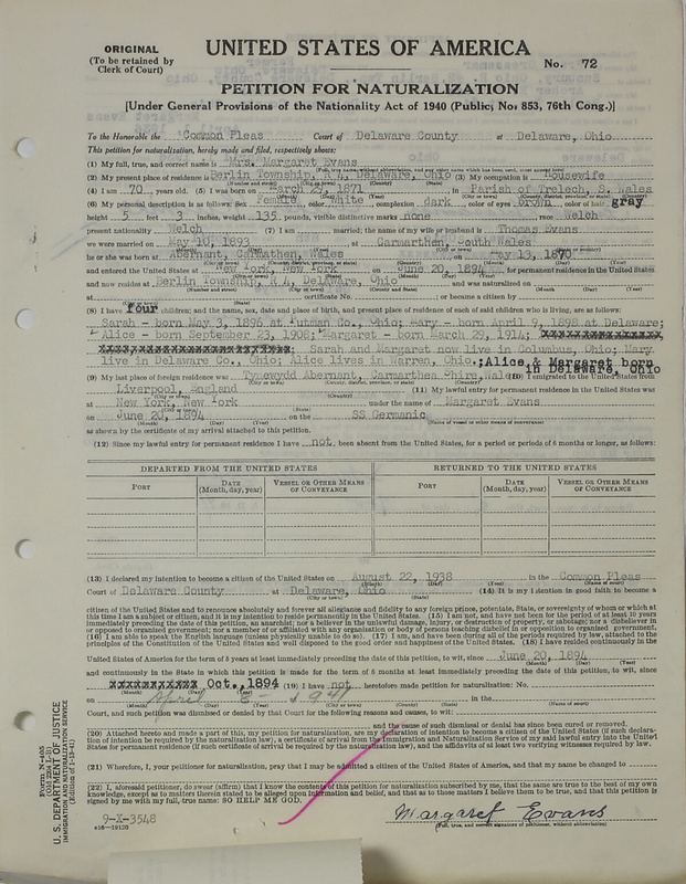 Naturalization Records Delaware County OH (p. 653)