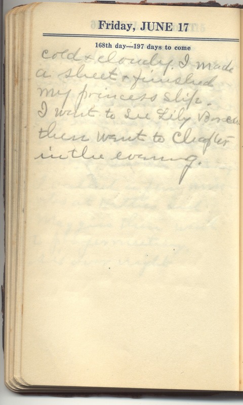 Roberta Hopkins' Diary 1927 (p. 174)