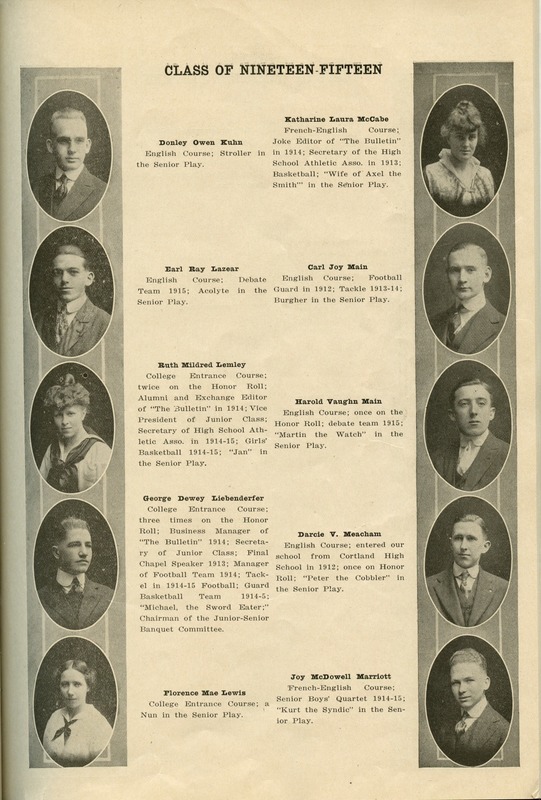 Delaware High School Bulletin 1915 (p. 39)