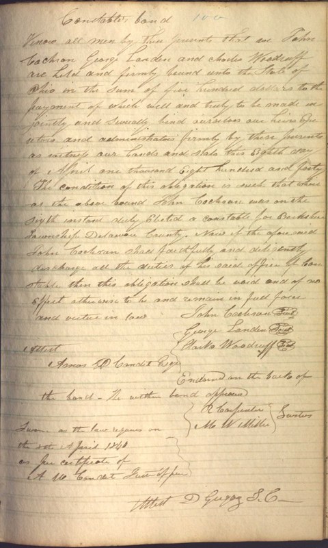 Record Book of Berkshire Township No. 2 1807-1843 (p. 113)