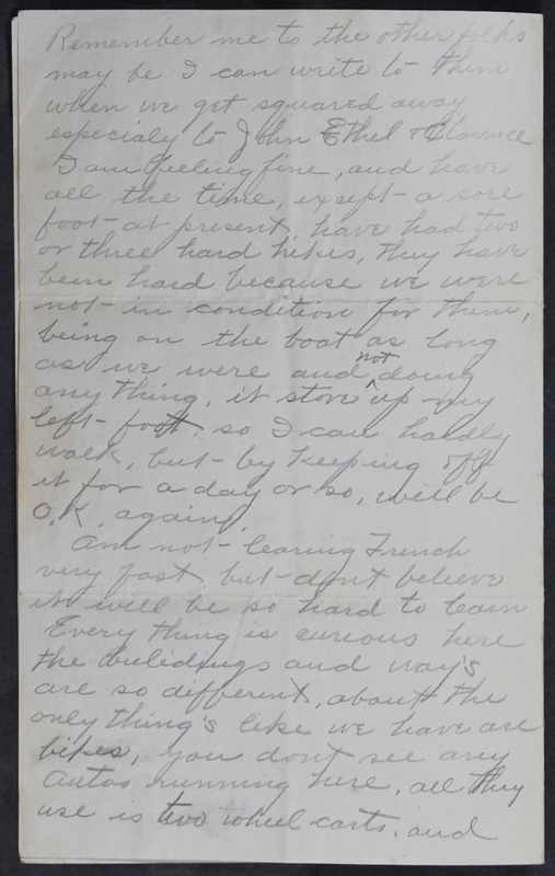 Charlie C. Bricker World War I Letters (p. 61)