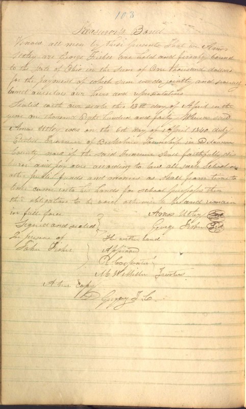 Record Book of Berkshire Township No. 2 1807-1843 (p. 116)