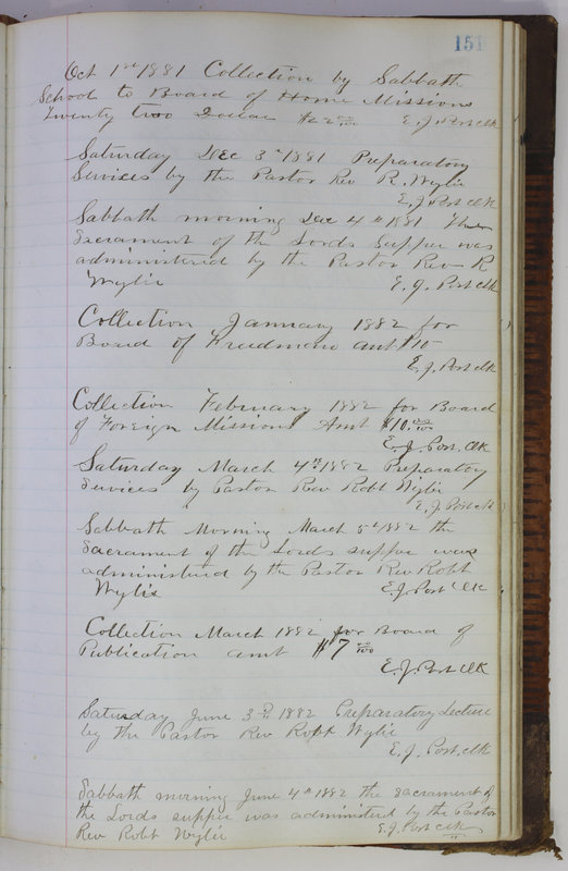 Sessional Records of the 1st Presbyterian Church of Trenton Delaware County Ohio 1873-1937 (p. 141)