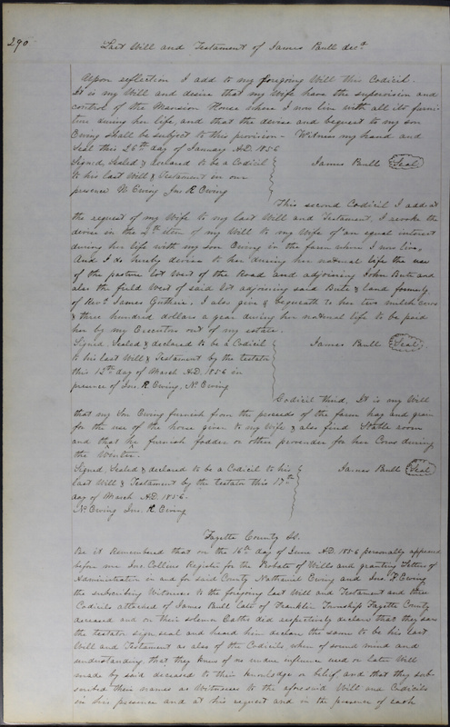 Delaware County Ohio Will Records Vol. 3 1850-1859 (p. 342)