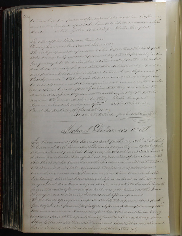 Delaware County Ohio Will Records Vol. 2 1835-1850 (p. 455)