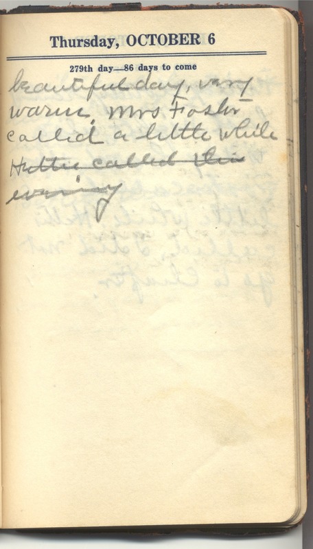 Roberta Hopkins' Diary 1927 (p. 285)