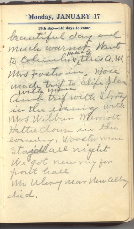 Roberta Hopkins' Diary 1927 (p. 23)