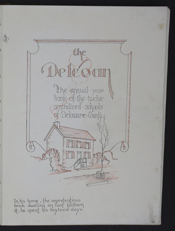 The Delcoan 1925. The annual yearbook of the twelve centralized schools of Delaware County (p. 7)