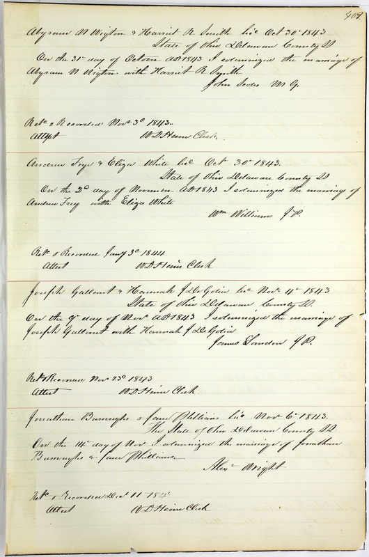 Marriage Records Vol.1 1835-1845 (p. 413)