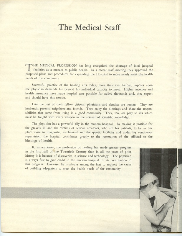 The Jane M. Case Hospital Building Campaign (p. 4)