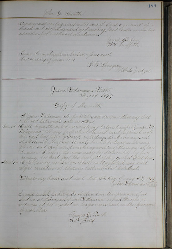 Delaware County Ohio Will Records Vol. 6 1876-1883 (p. 246)