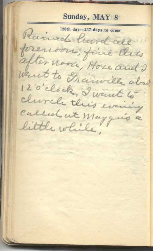 Roberta Hopkins' Diary 1927 (p. 134)