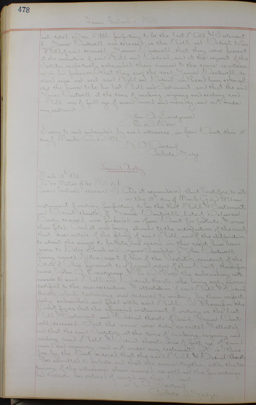 Delaware County Ohio Will Records Vol. 8 1887-1890 (p. 544)