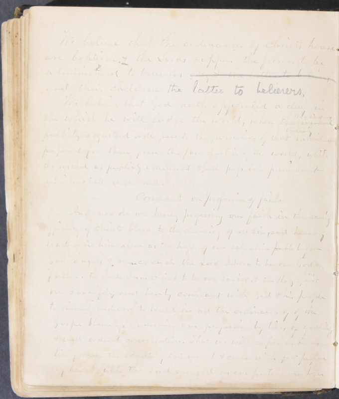 Sessional Records of the 1st Presbyterian Church of Trenton, Delaware Co., Ohio, 1831 (p. 124)