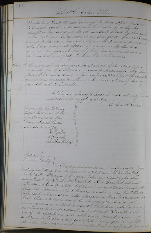 Delaware County Ohio Will Records Vol. 6 1876-1883 (p. 271)