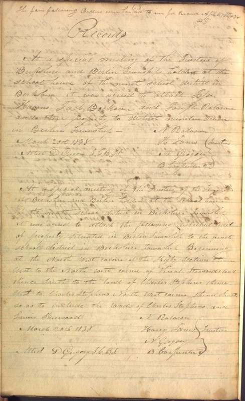 Record Book of Berkshire Township No. 2 1807-1843 (p. 78)