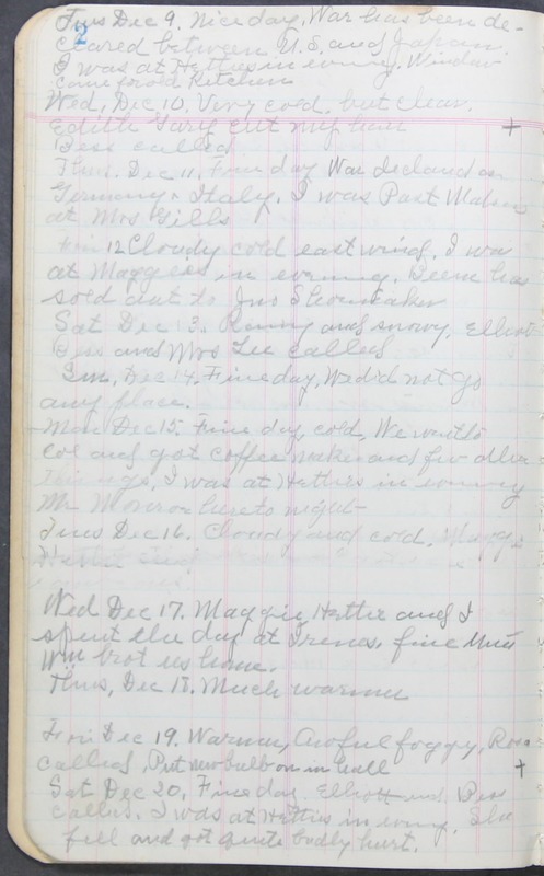 Roberta Hopkins' Journal 1941-1943 (p. 16)