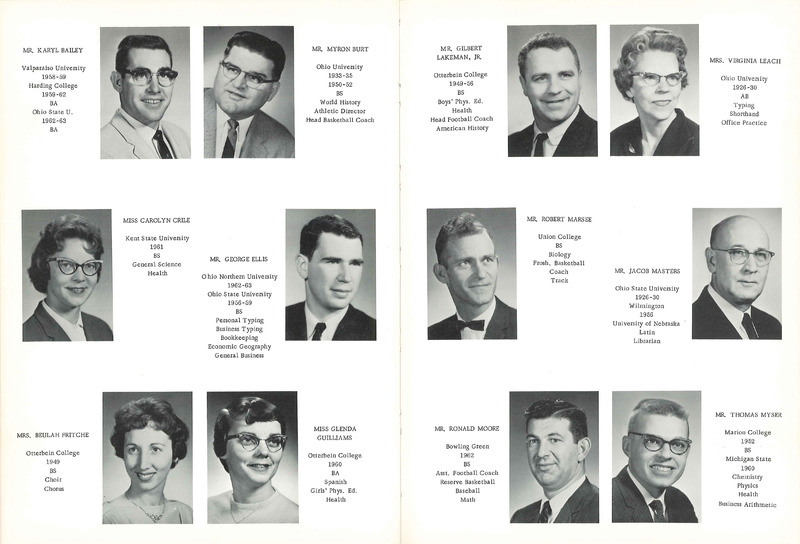 Big Walnut High School Yearbook. 1964: The Flame (8)