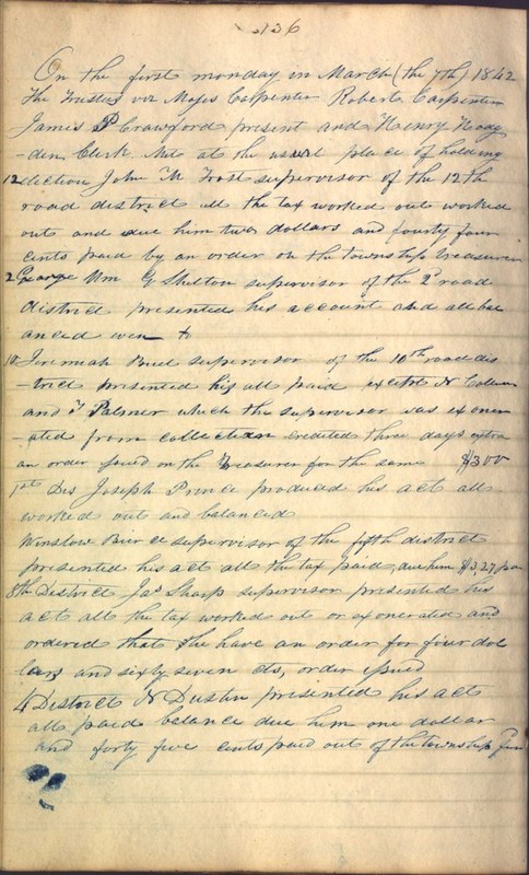 Record Book of Berkshire Township No. 2 1807-1843 (p. 150)