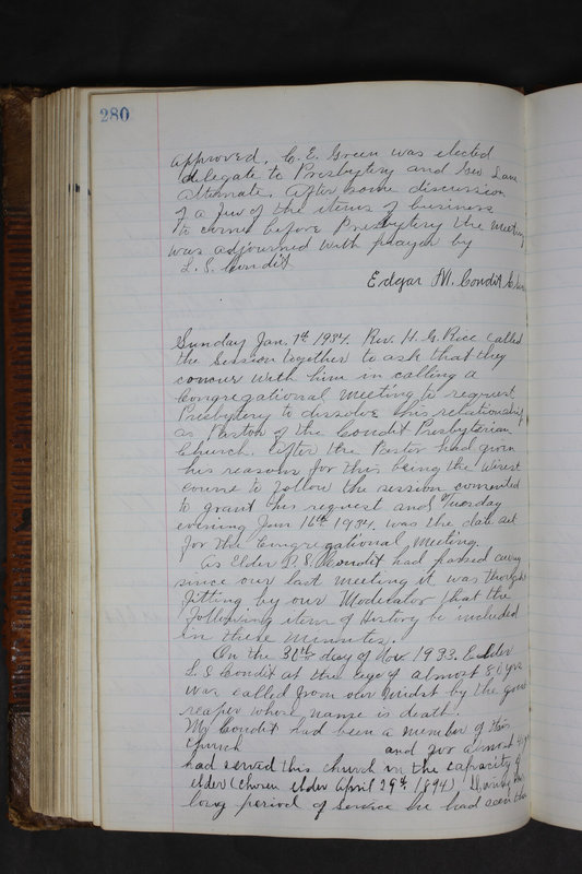 Sessional Records of the 1st Presbyterian Church of Trenton Delaware County Ohio 1873-1937 (p. 267)