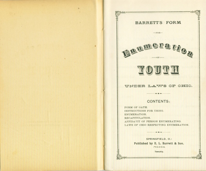 Harlem Township Enumeration of Youth Sub-District 1, July 27th, 1893 (p. 2)