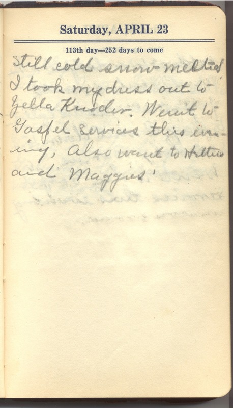 Roberta Hopkins' Diary 1927 (p. 119)