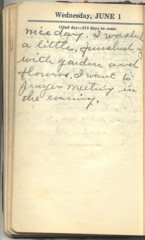 Roberta Hopkins' Diary 1927 (p. 158)