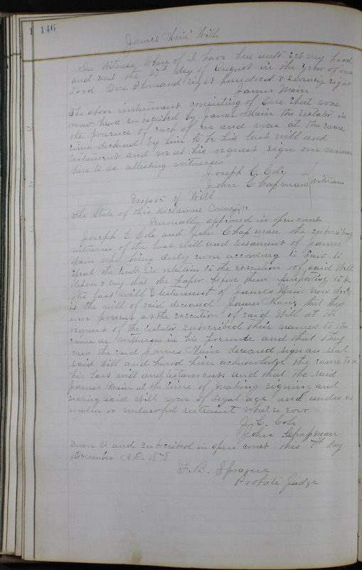 Delaware County Ohio Will Records Vol. 6 1876-1883 (p. 203)