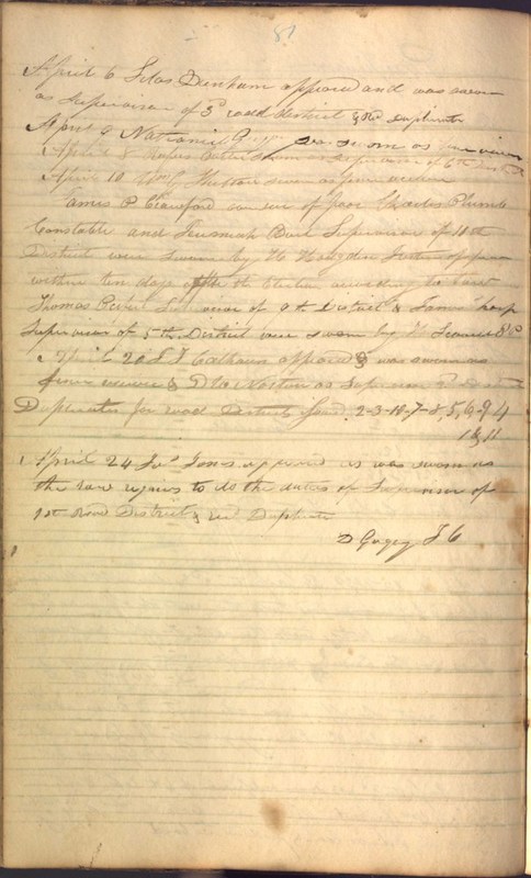 Record Book of Berkshire Township No. 2 1807-1843 (p. 94)