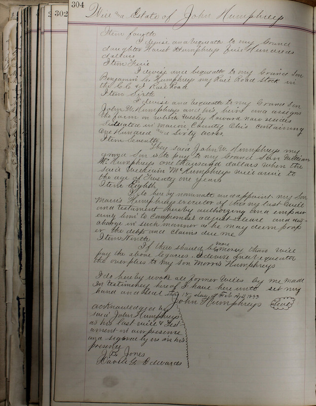 Delaware County Ohio Will Records Vol. 5 1869-1876 (p. 337)