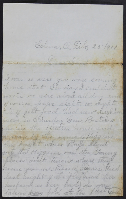 Charlie C. Bricker World War I Letters (p. 125)