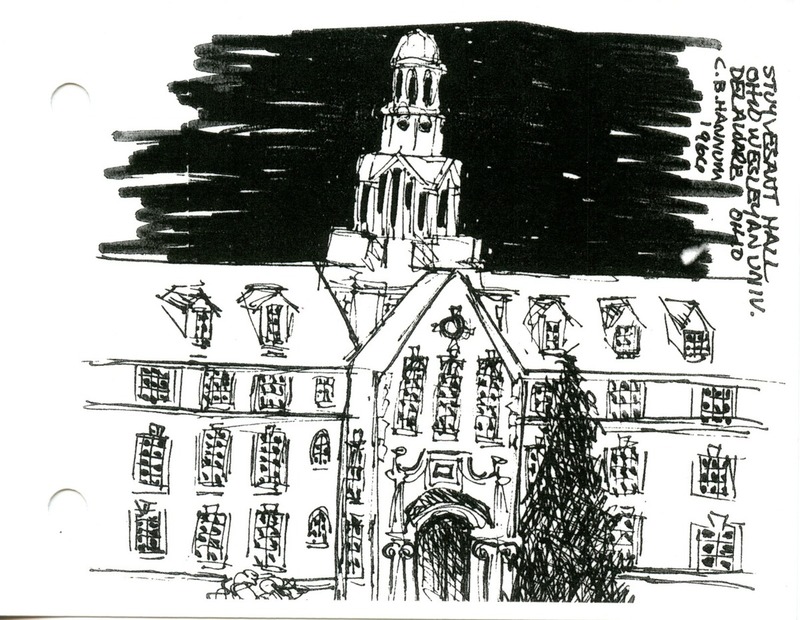 Remembering Ohio Wesleyan University: a sketchbook (p.4)