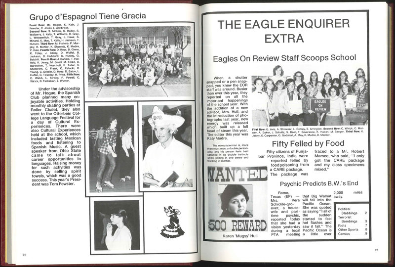 Big Walnut High School Yearbook. 1981: Eagle (p. 15)