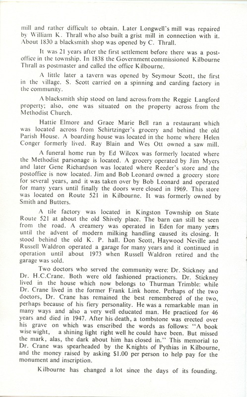 Kilbourne Bicentennial Day Program (p. 5)