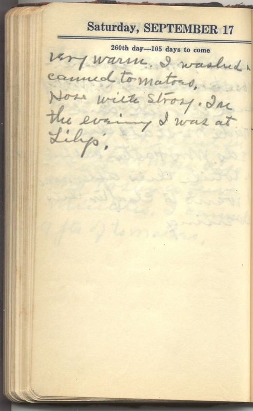 Roberta Hopkins' Diary 1927 (p. 266)