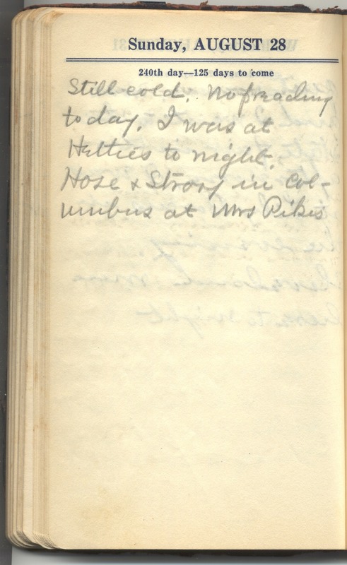 Roberta Hopkins' Diary 1927 (p. 246)